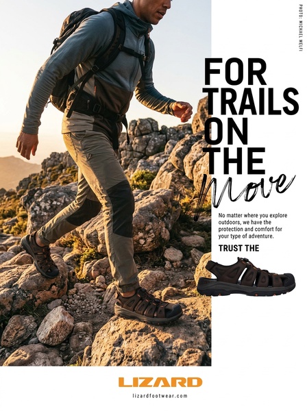 hiking sandals, outdoor sandals, trail sandals, adventure sandals, sport sandals, walking sandals, trekking sandals, brand awareness, outdoor, lifestyle, energetic, trustworthy, orange, neutral